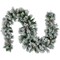 Northlight Flocked Angel Pine and Pine Cones Artificial Christmas Garland - 6.75' x 12" - Unlit